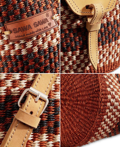 Waves on Earth Handmade Sisal Tote Bag