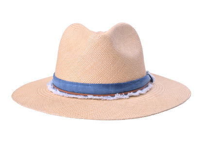 Indigo Panama Hat - Handwoven