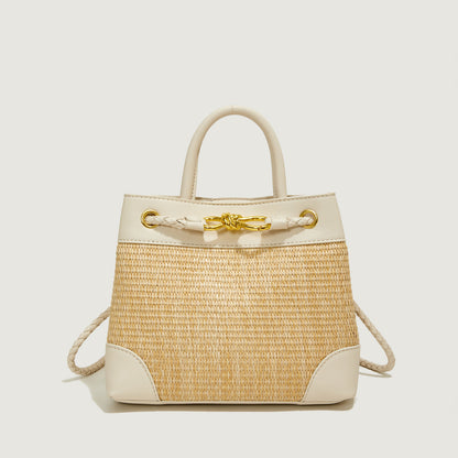Messenger Bag Korean Niche Straw Woven Bag for Women Summer All Matching Beach Handbag