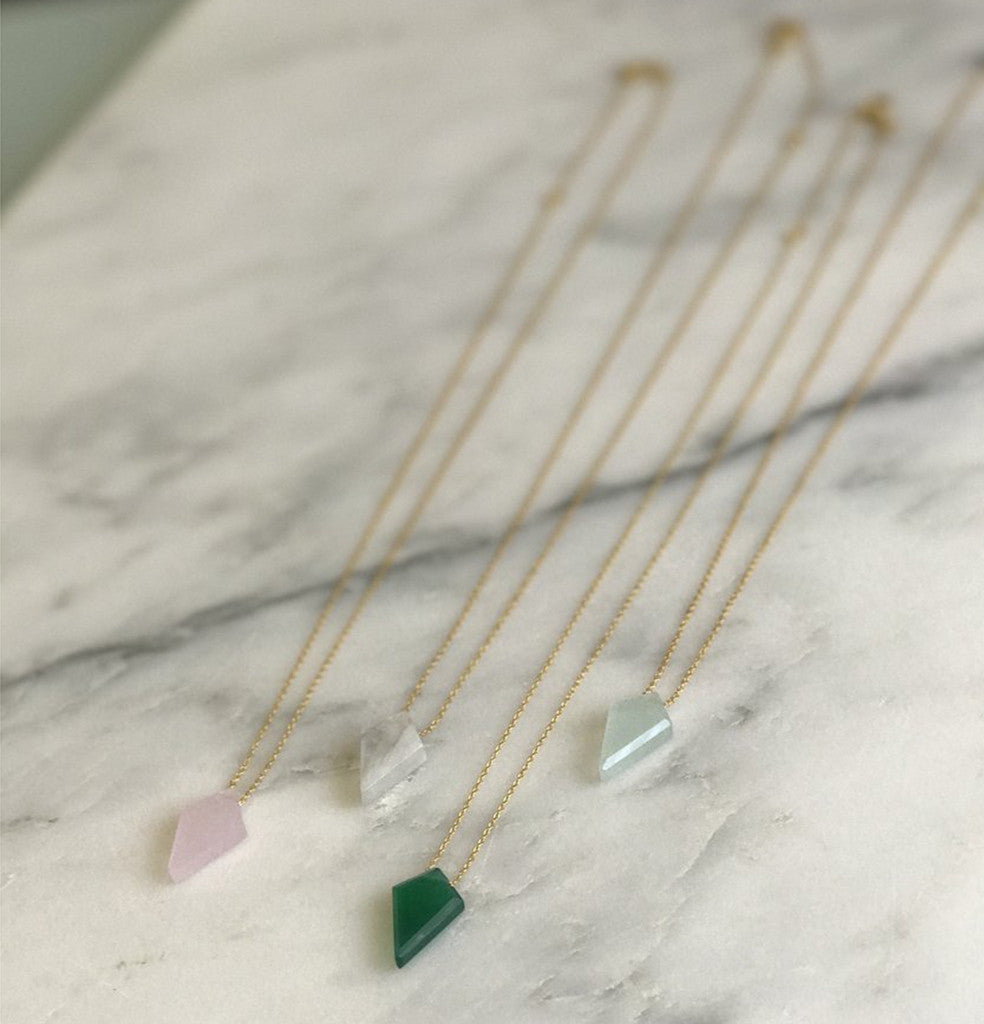 Diamond Gemstone Necklaces