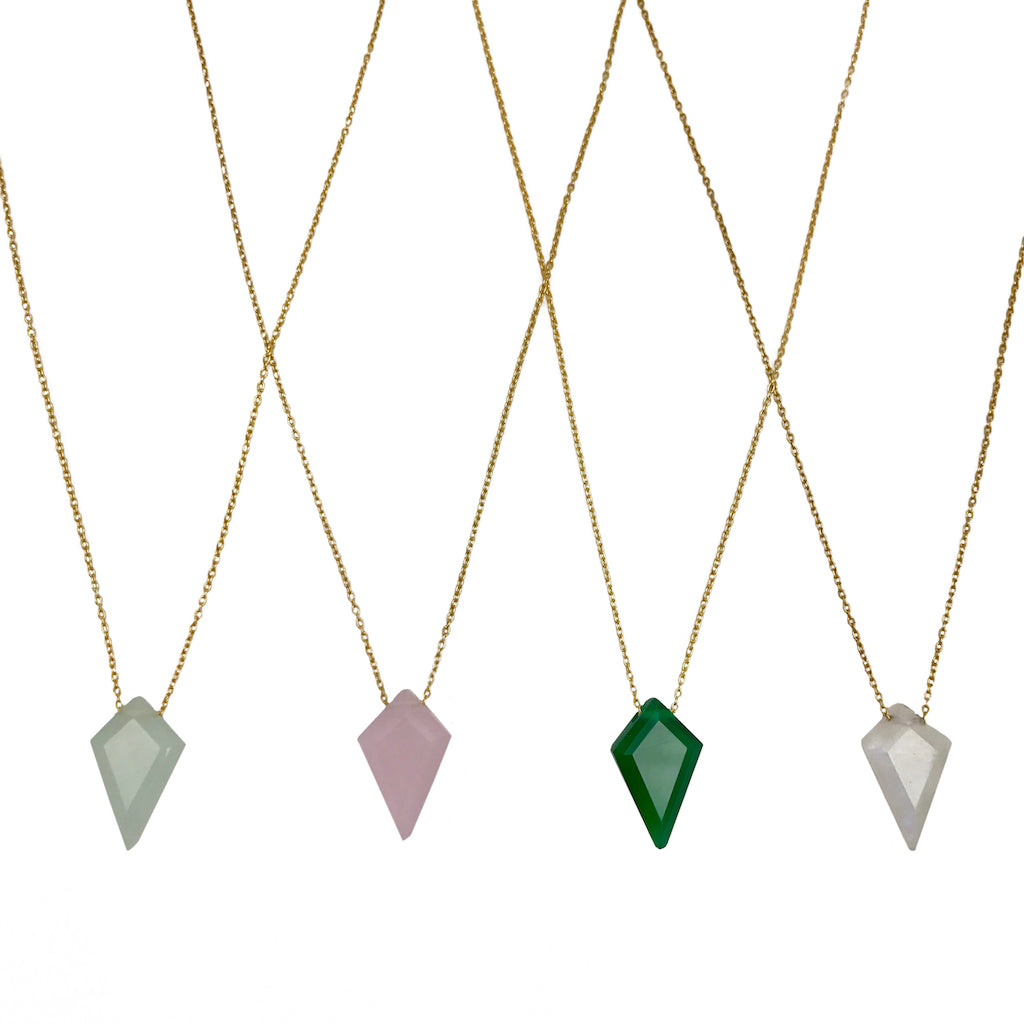 Diamond Gemstone Necklaces