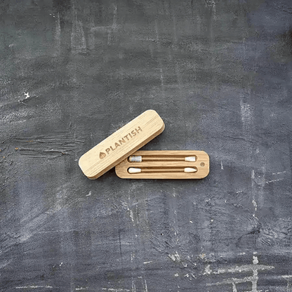 Eco-Friendly Reusable Q Tips with Travel Case