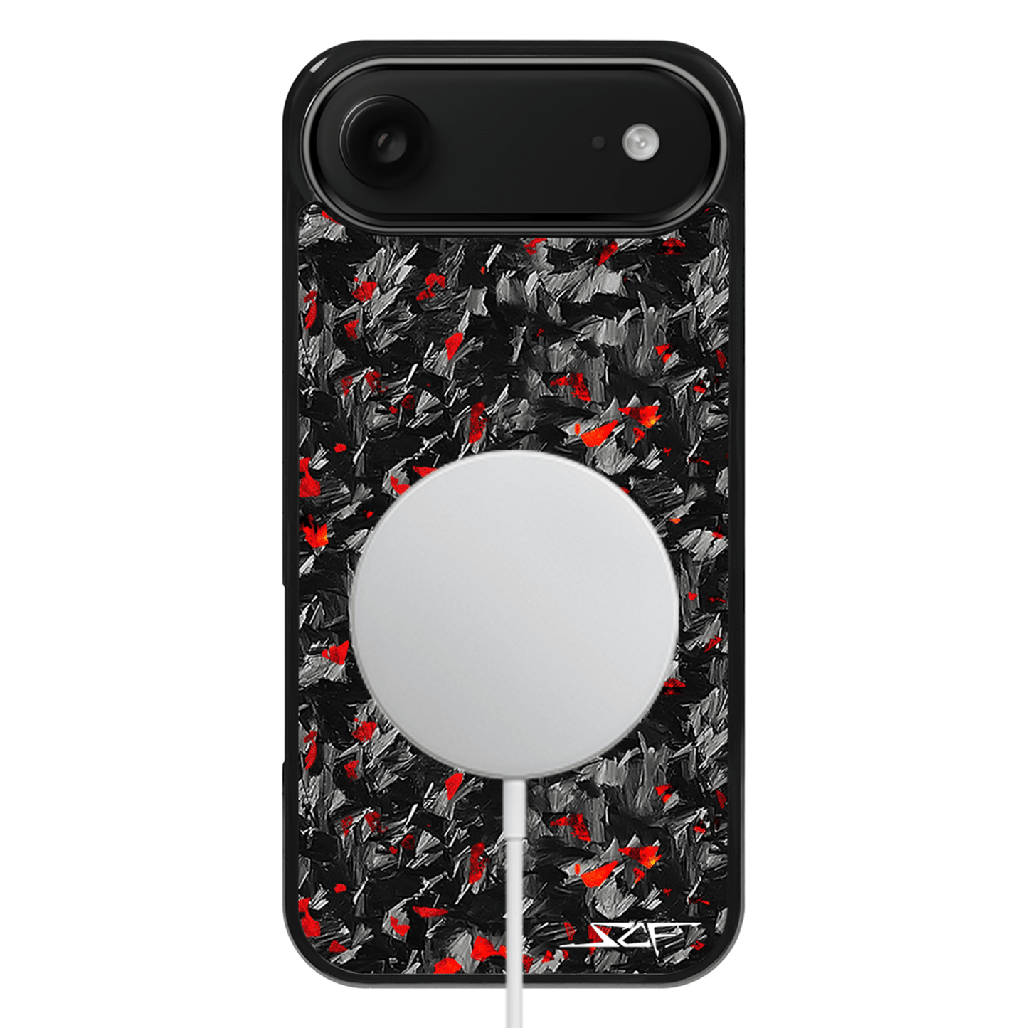 iPhone | Red Flake Forged Carbon Fiber Case | CLASSIC Series