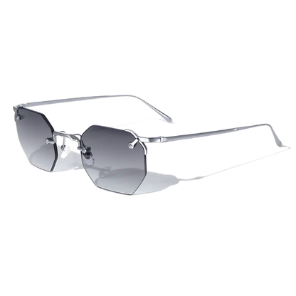 Mykono Metal Hexagon Sunglasses