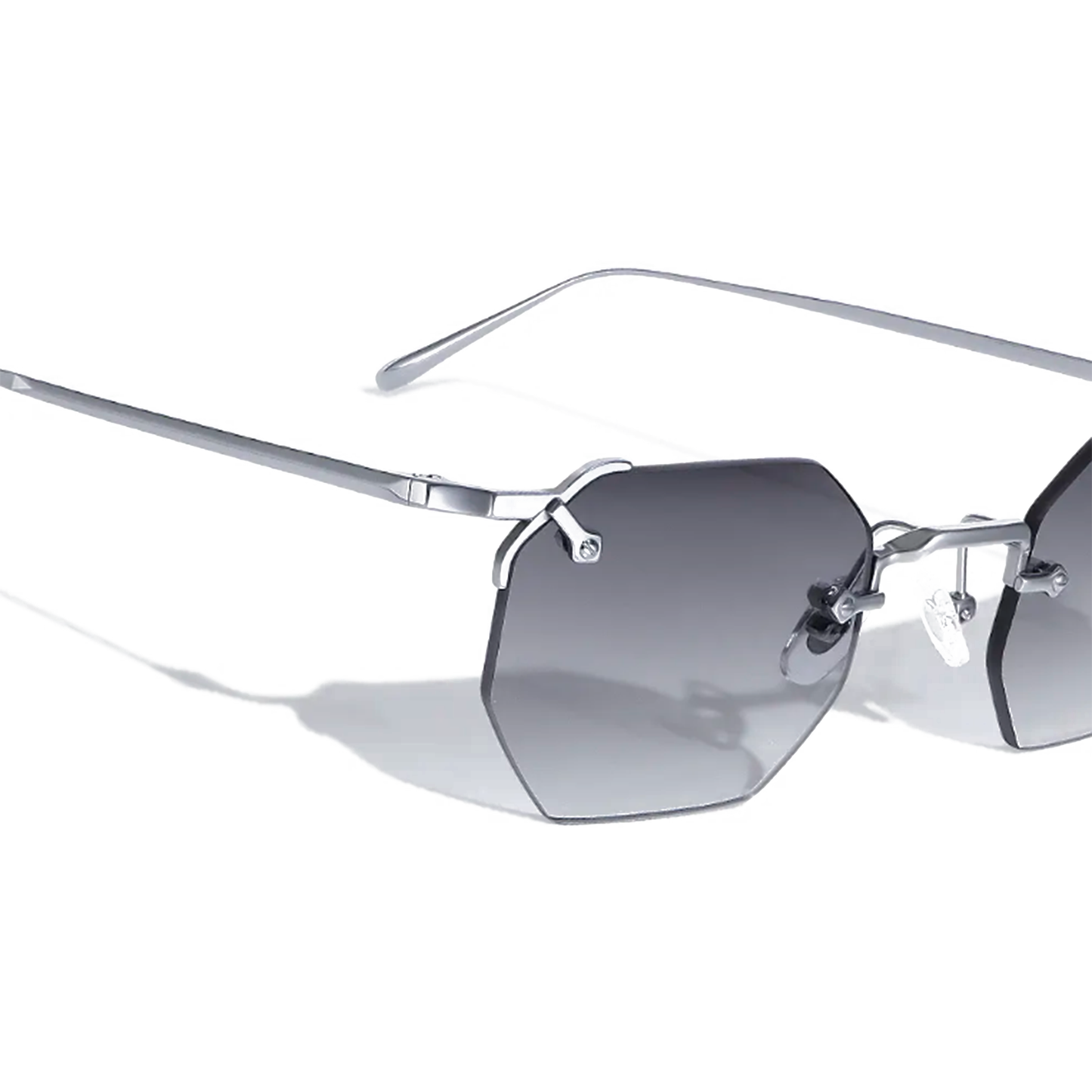 Mykono Metal Hexagon Sunglasses