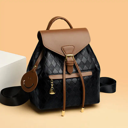 Female Backpack Casual Multifunction Women Leather Backpack