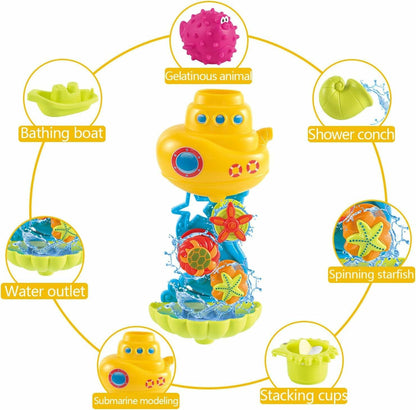 Cosaway Baby Bath Toys Ocean Animal Sprinkler Beach Pool Set 6-12 Months