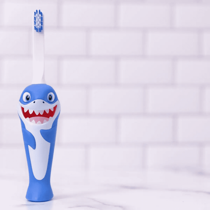 Chompers the Shark Toothbrush for Kids With Bonus Brush Head