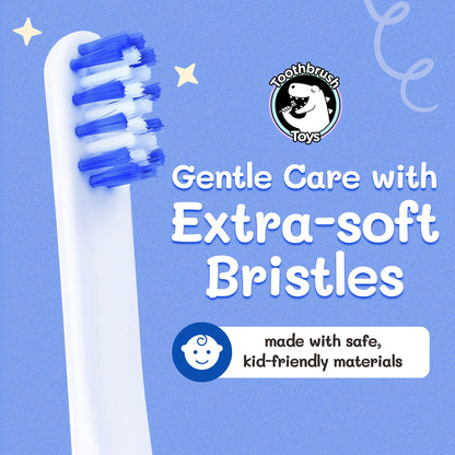 Chompers the Shark Toothbrush for Kids With Bonus Brush Head